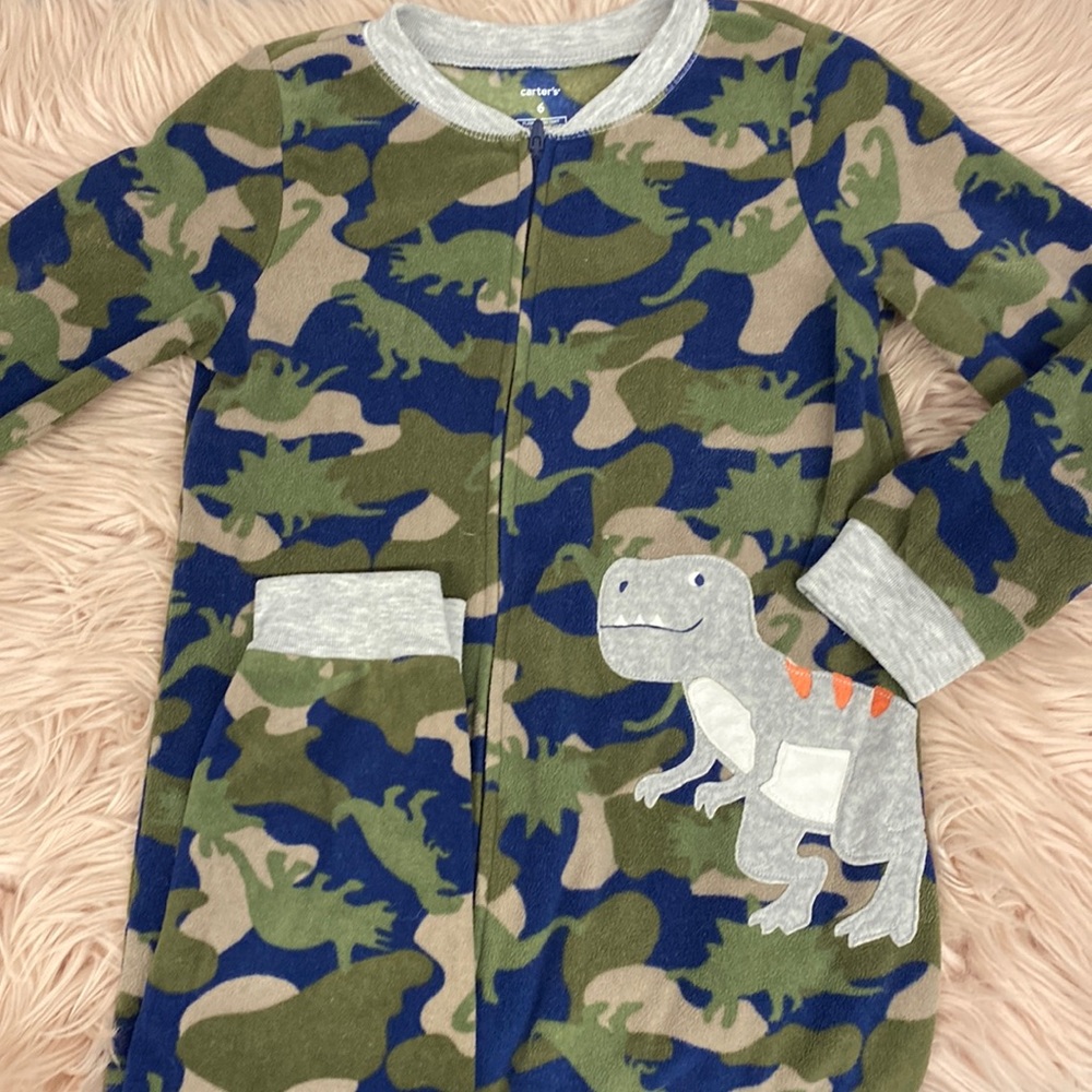 Boys Dino Fleece Sleeper